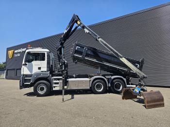 TGS 26.500 6X6 BB / Z CRANE + 2 SIDE TIPPER